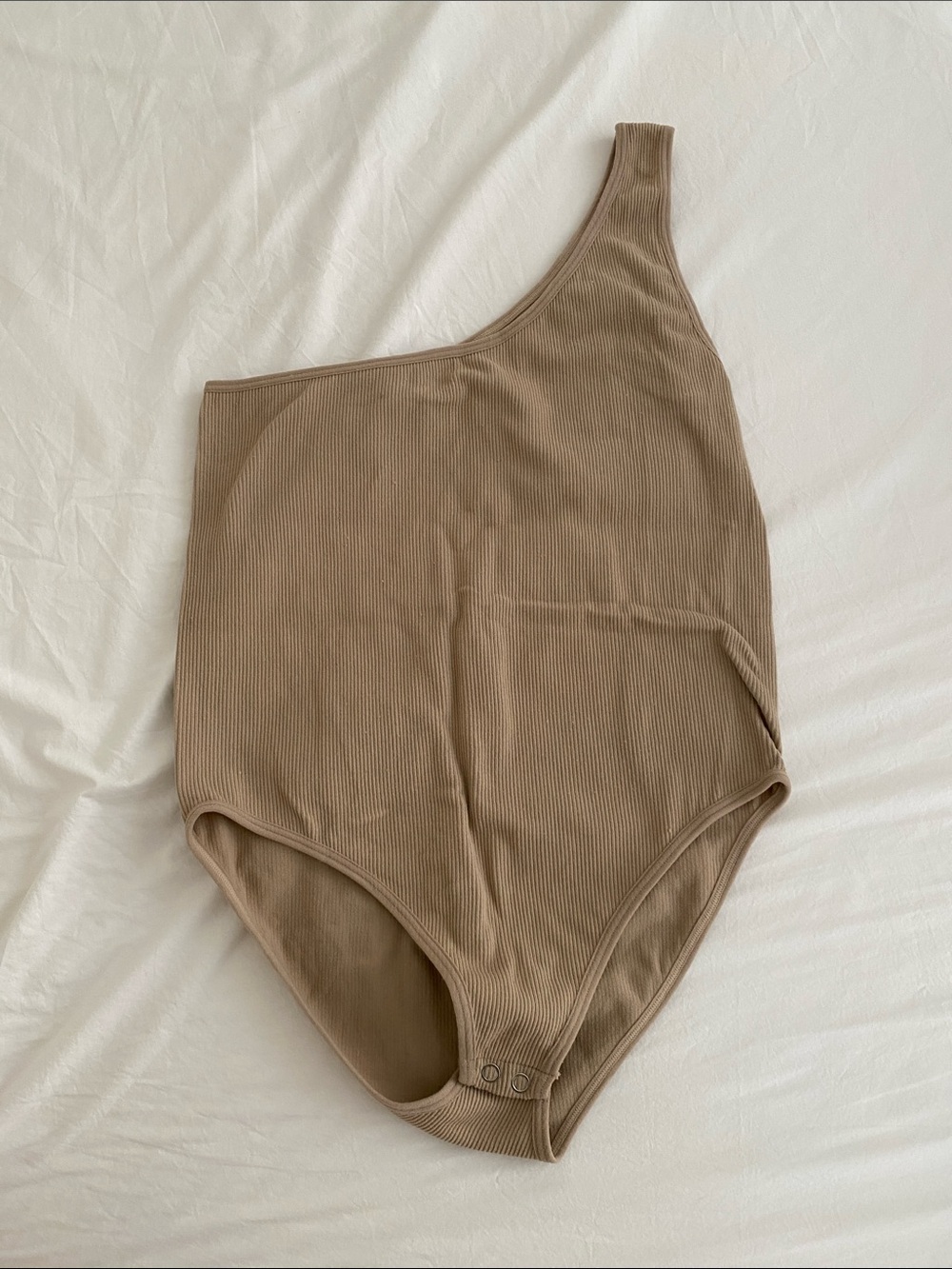 ⭐️ BOGO ⭐️ Zara One-Shoulder Ribbed One-Piece Sz XS